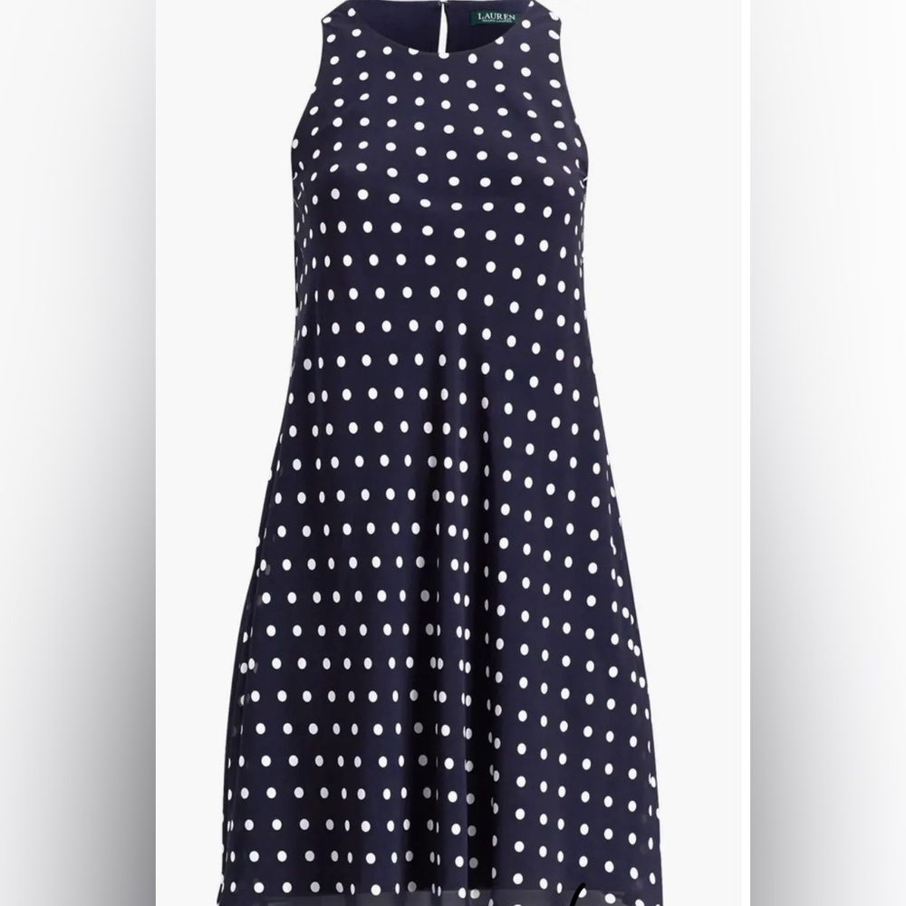 Ralph Lauren polka dot dress size 10